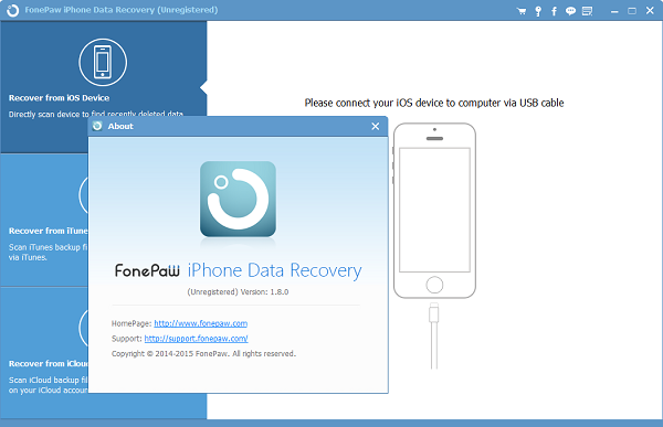 FonePaw iPhone Data Recovery 7.5.0 + Crack